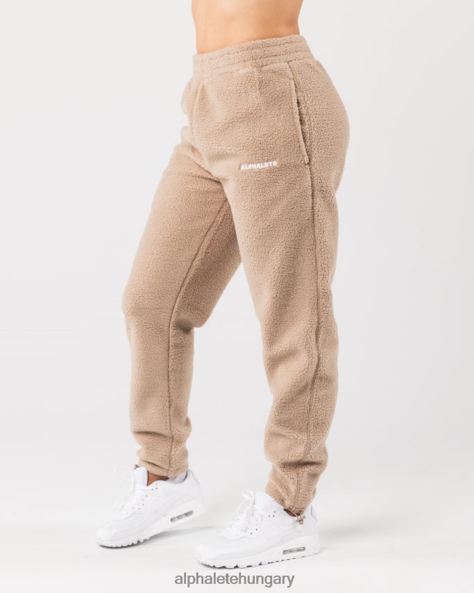 ruházat Alphalete király kocogó vászonbarna egynemű 86B628482