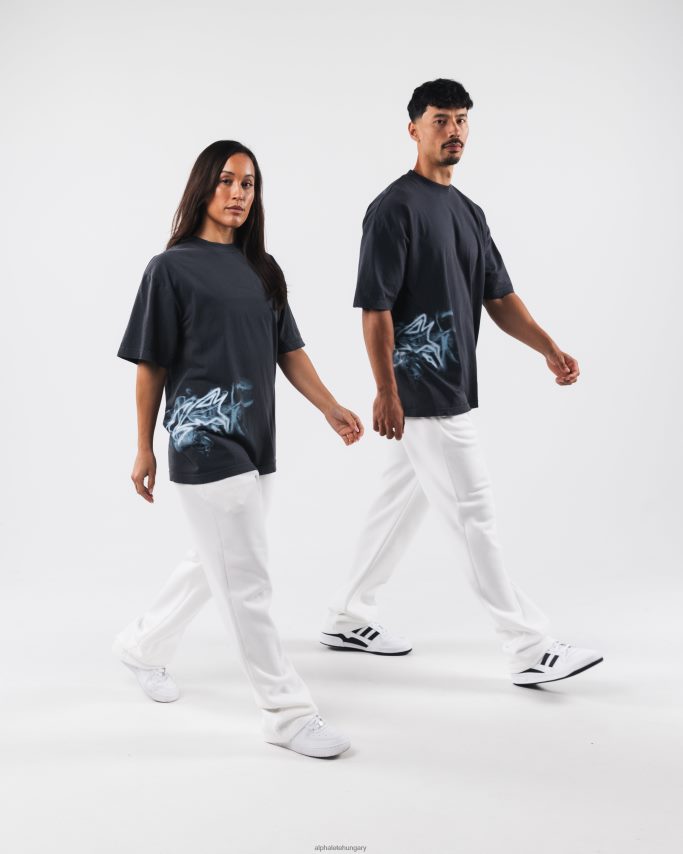 ruházat Alphalete füst póló delfinkék egynemű 86B628184