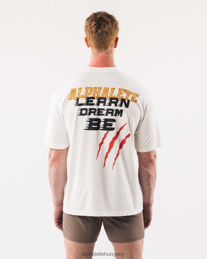 ruházat Alphalete karmos póló törtfehér egynemű 86B628217