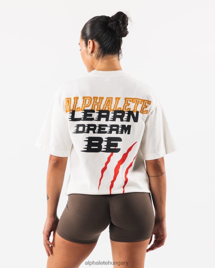 ruházat Alphalete karmos póló törtfehér egynemű 86B628217