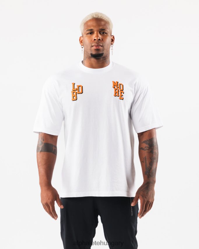 ruházat Alphalete ldb több betűs póló fehér egynemű 86B628227