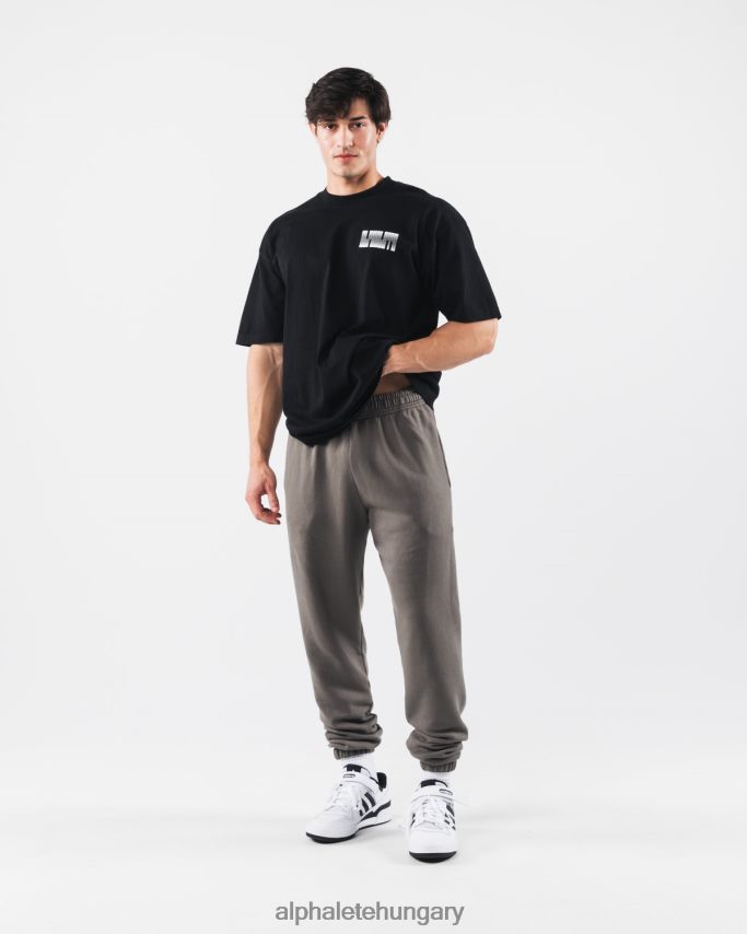 ruházat Alphalete rejtélyes póló fekete egynemű 86B628216