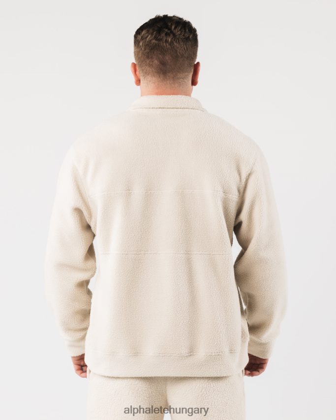 ruházat Alphalete királynegyed cipzár vanília barna egynemű 86B628479