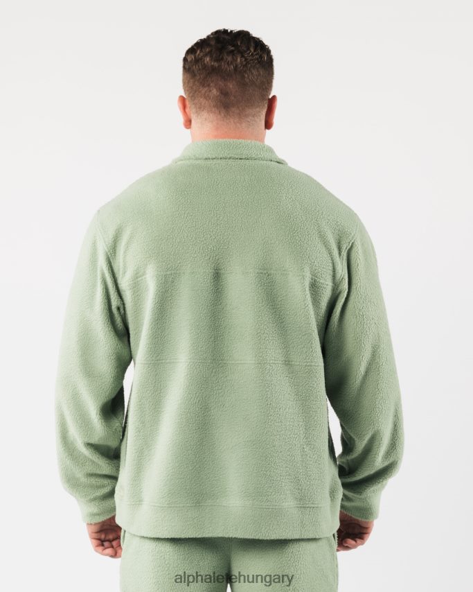 ruházat Alphalete királynegyed cipzár zsályaszínű egynemű 86B628483