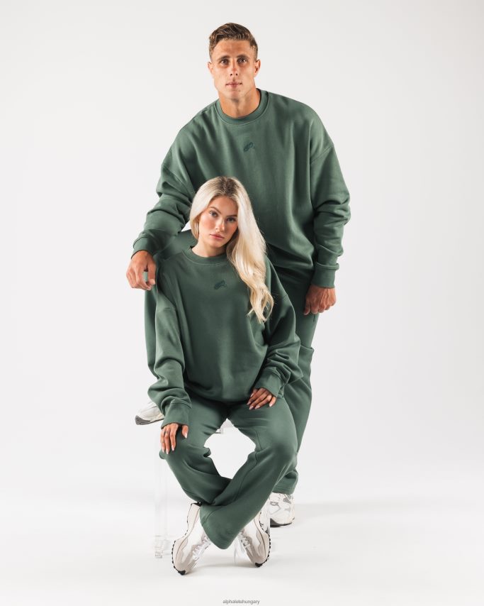 ruházat Alphalete származású legénynyakú derűs zöld egynemű 86B628267