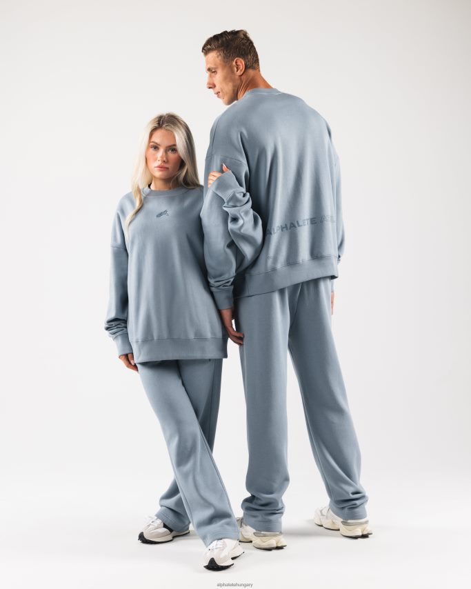 ruházat Alphalete származású legénynyakú jéghegy kék egynemű 86B628266