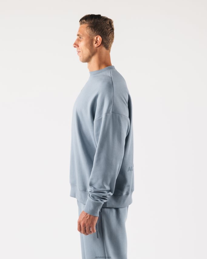 ruházat Alphalete származású legénynyakú jéghegy kék egynemű 86B628266