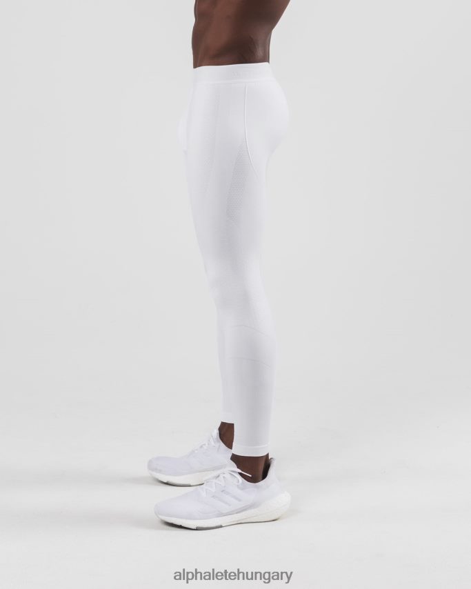 ruházat Alphalete reform kompressziós legging fehér férfiak 86B628746