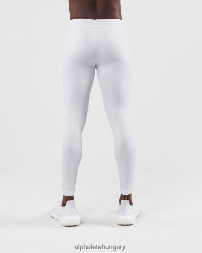 ruházat Alphalete reform kompressziós legging fehér férfiak 86B628746
