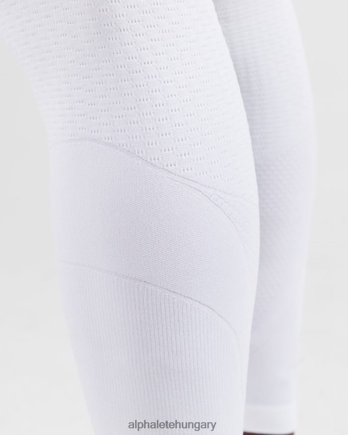 ruházat Alphalete reform kompressziós legging fehér férfiak 86B628746