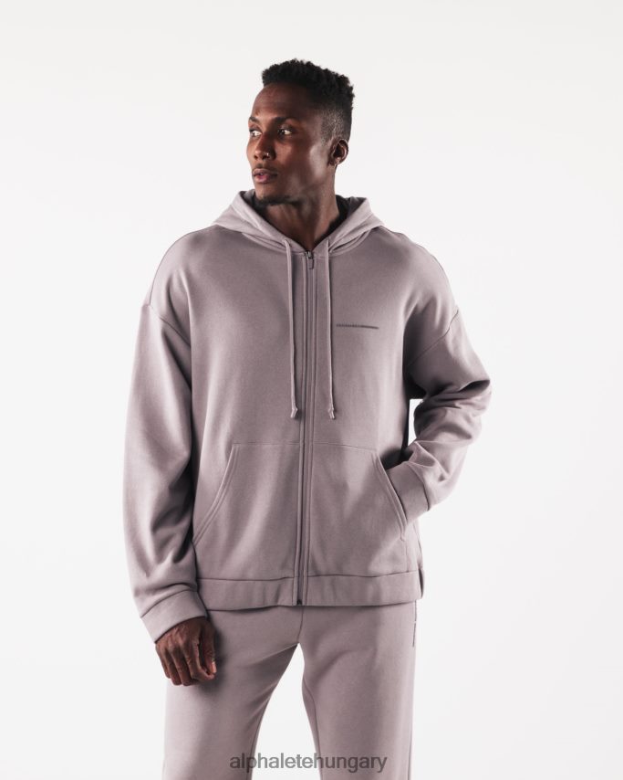 ruházat Alphalete eredetű teljes cipzáras kabát rózsavíz rózsaszín férfiak 86B628611