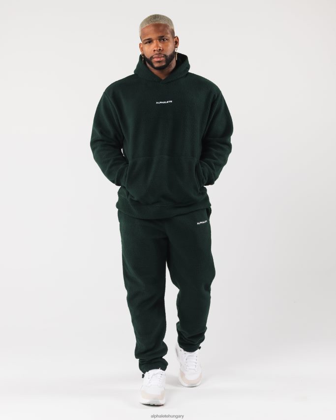 ruházat Alphalete király pulcsi örökzöld zöld férfiak 86B628619