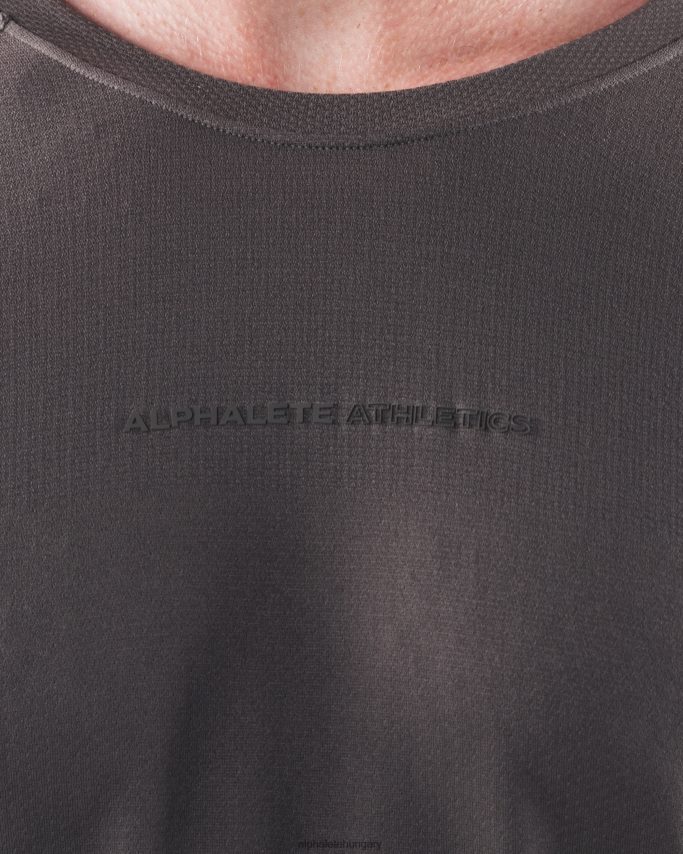 ruházat Alphalete aa airtech ls póló poros betonszürke férfiak 86B628519
