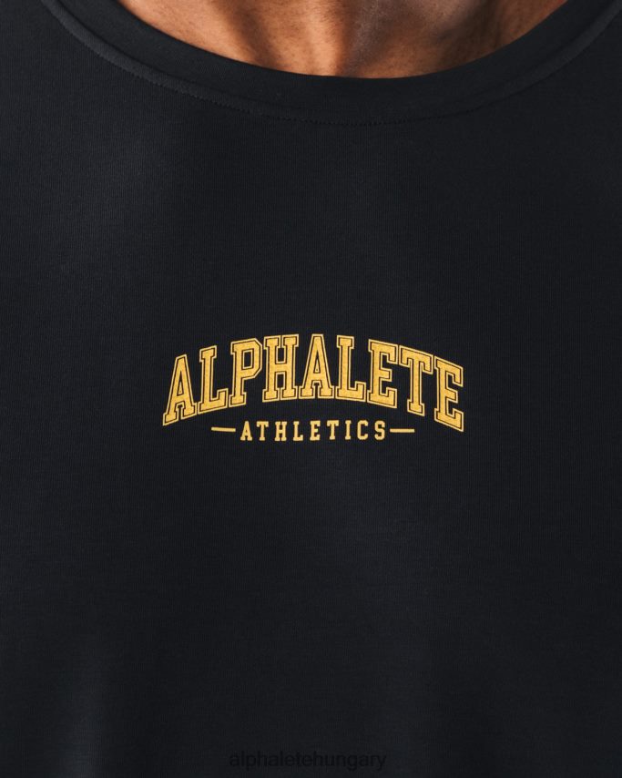 ruházat Alphalete aa paisley print ls póló fekete férfiak 86B628532