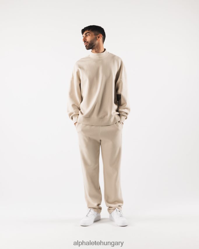 ruházat Alphalete eredet gúnynyak ls tengeri só barna férfiak 86B628750