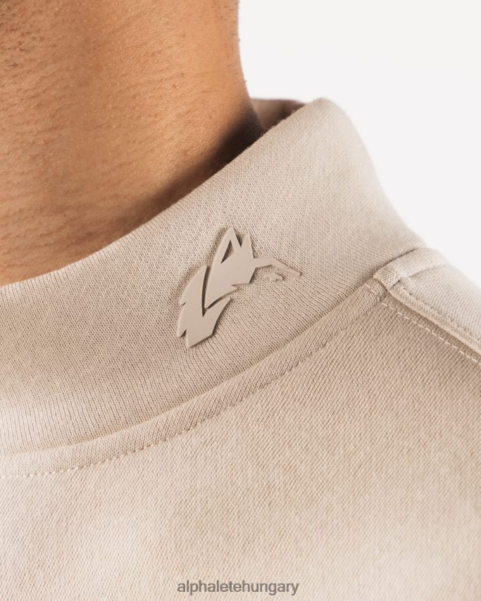 ruházat Alphalete eredet gúnynyak ls tengeri só barna férfiak 86B628750