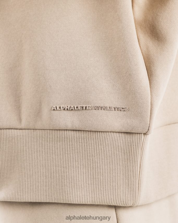 ruházat Alphalete eredet gúnynyak ls tengeri só barna férfiak 86B628750