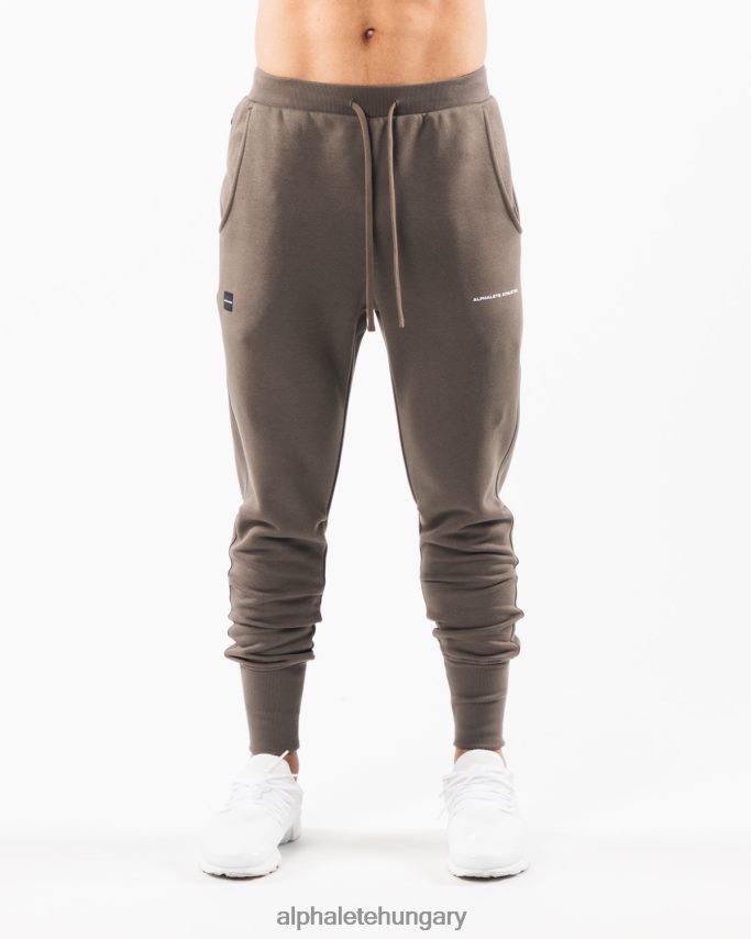 ruházat Alphalete akadémiai klub kocogó sivatagi taupe barna férfiak 86B628716