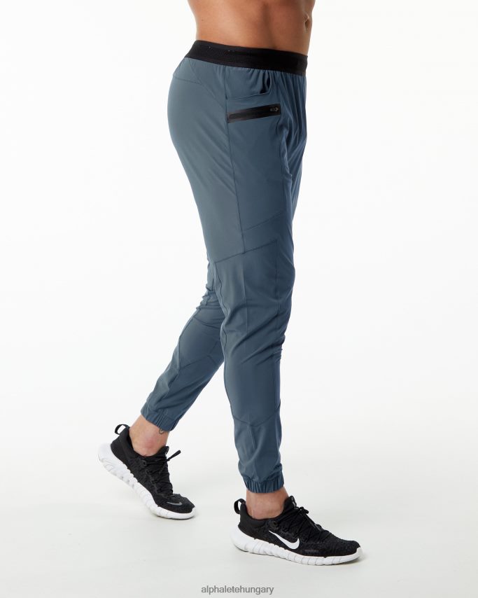 ruházat Alphalete stúdiónadrág bálna kék férfiak 86B628738