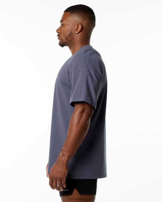ruházat Alphalete embléma póló néma lila férfiak 86B628552