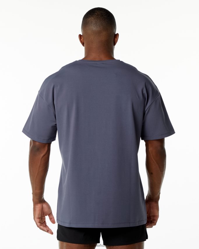 ruházat Alphalete embléma póló néma lila férfiak 86B628552