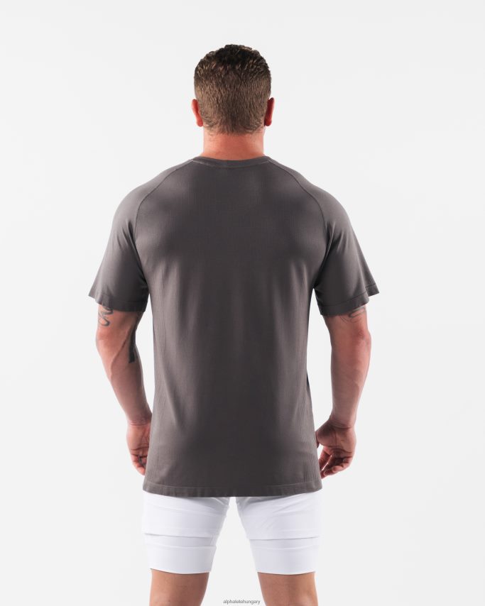ruházat Alphalete farkasfej airtech póló poros betonszürke férfiak 86B628518