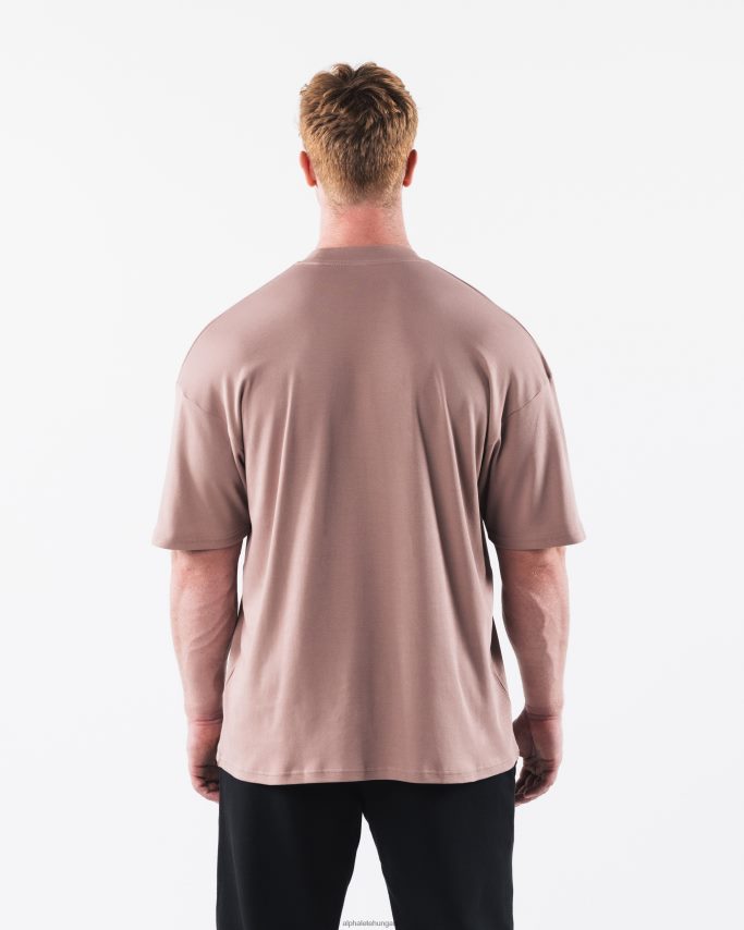 ruházat Alphalete köztársasági póló agancsbarna férfiak 86B628504