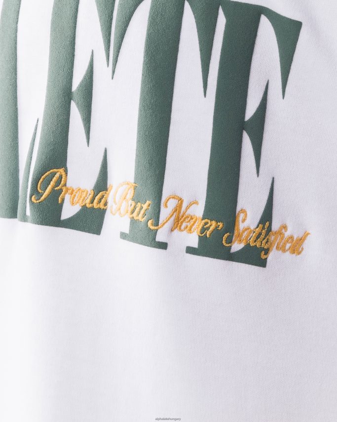 ruházat Alphalete köztársasági póló fehér férfiak 86B628489