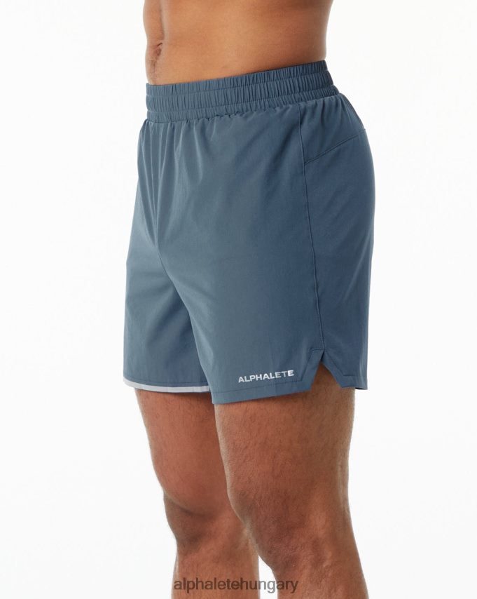 ruházat Alphalete core step short 5" bálna kék férfiak 86B628698