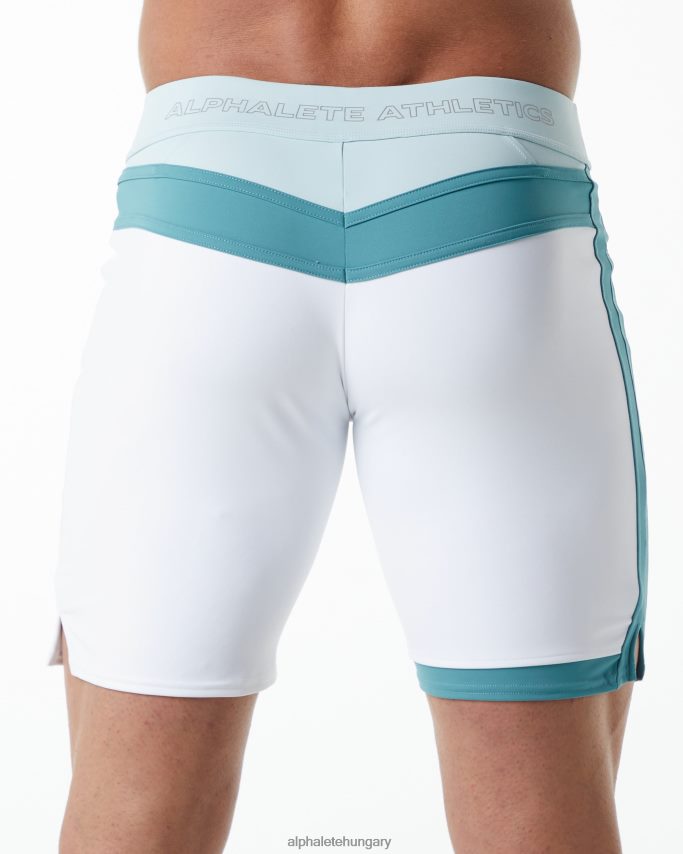 ruházat Alphalete trident verseny rövid fehér férfiak 86B628743