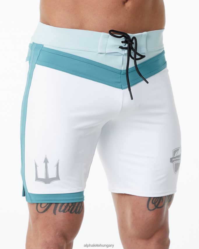ruházat Alphalete trident verseny rövid fehér férfiak 86B628743