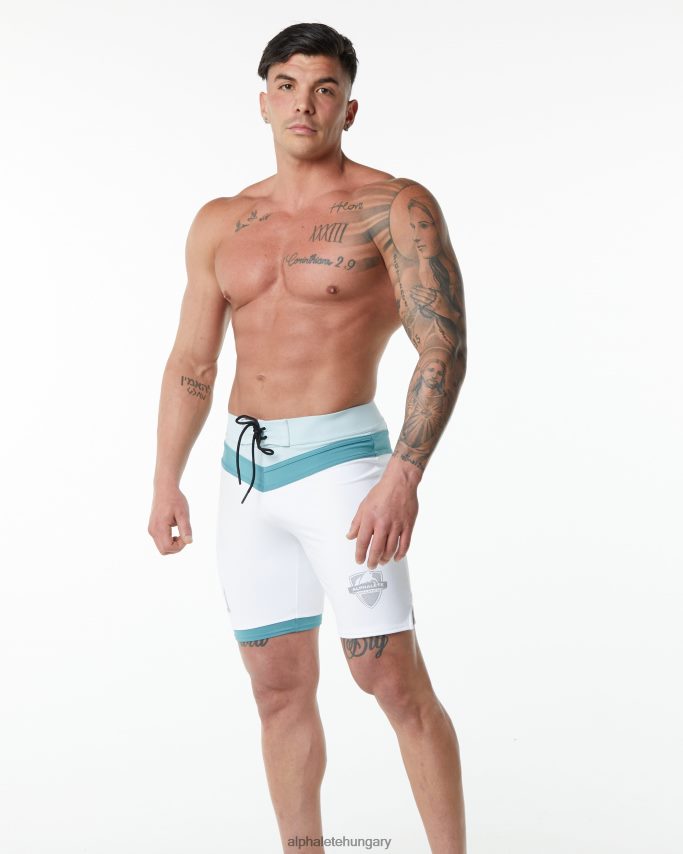 ruházat Alphalete trident verseny rövid fehér férfiak 86B628743