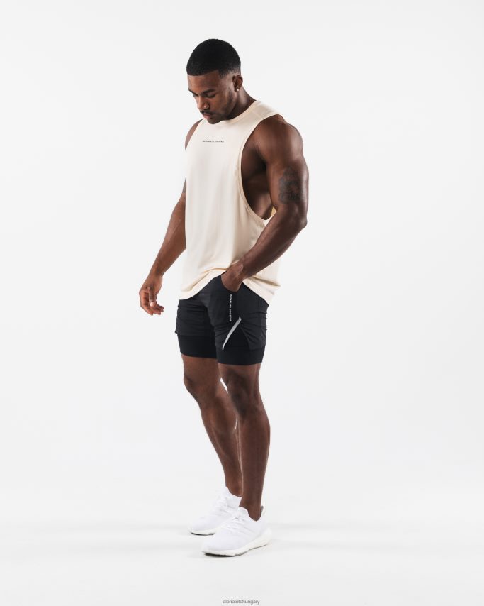 ruházat Alphalete aa airtech cutoff bézs barna férfiak 86B628571