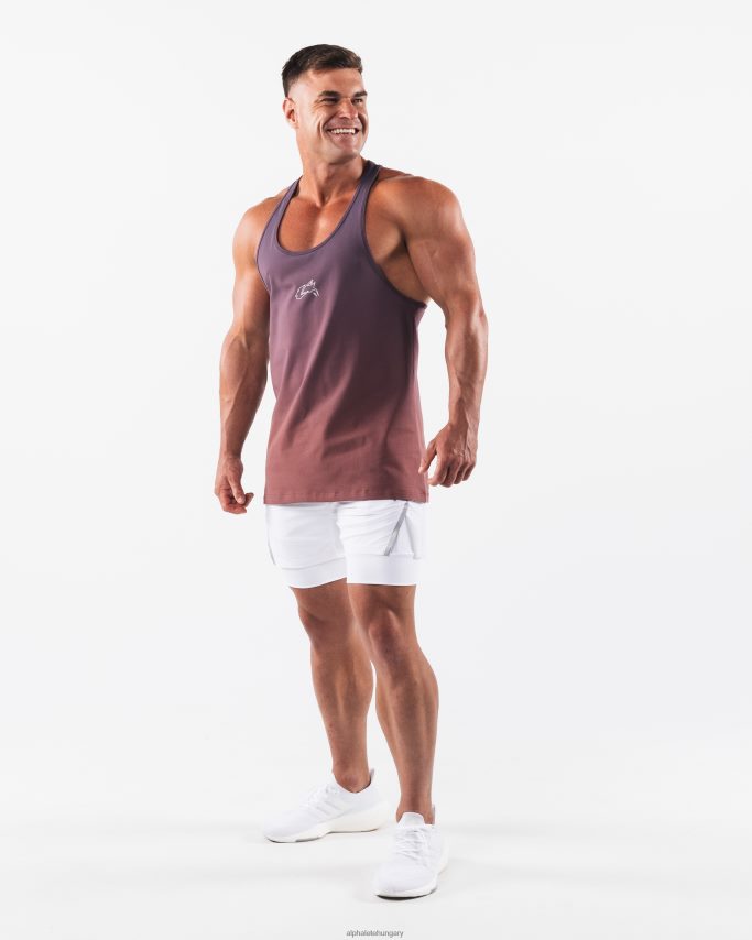 ruházat Alphalete farkasfejű húr poros rózsa színátmenet lila férfiak 86B628560