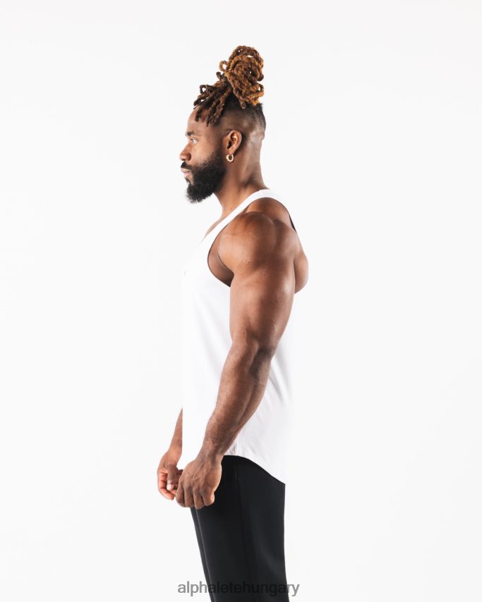 ruházat Alphalete farkasfej tank fehér/ón férfiak 86B628563