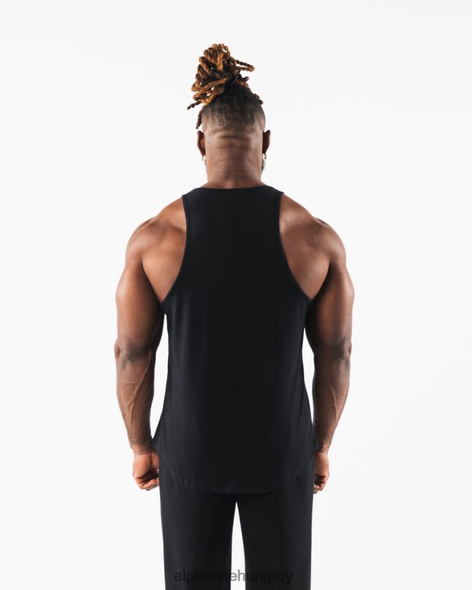 ruházat Alphalete farkasfej tank fekete férfiak 86B628569