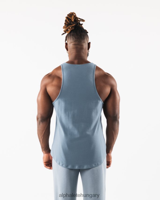 ruházat Alphalete farkasfej tank gleccserkék férfiak 86B628566
