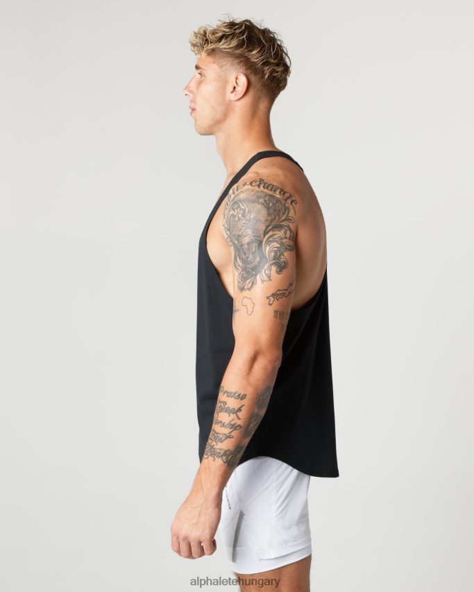 ruházat Alphalete nehéz pamut mag húr fekete férfiak 86B628600