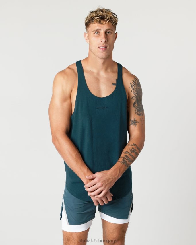 ruházat Alphalete nehéz pamut mag húr éjkék férfiak 86B628598