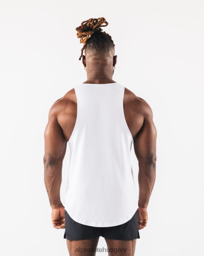 ruházat Alphalete paisley print nyers vágott tartály fehér férfiak 86B628578