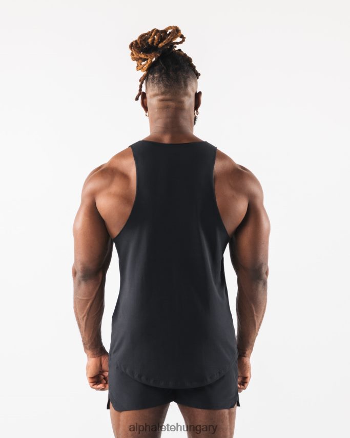 ruházat Alphalete paisley print nyers vágott tartály fekete férfiak 86B628582