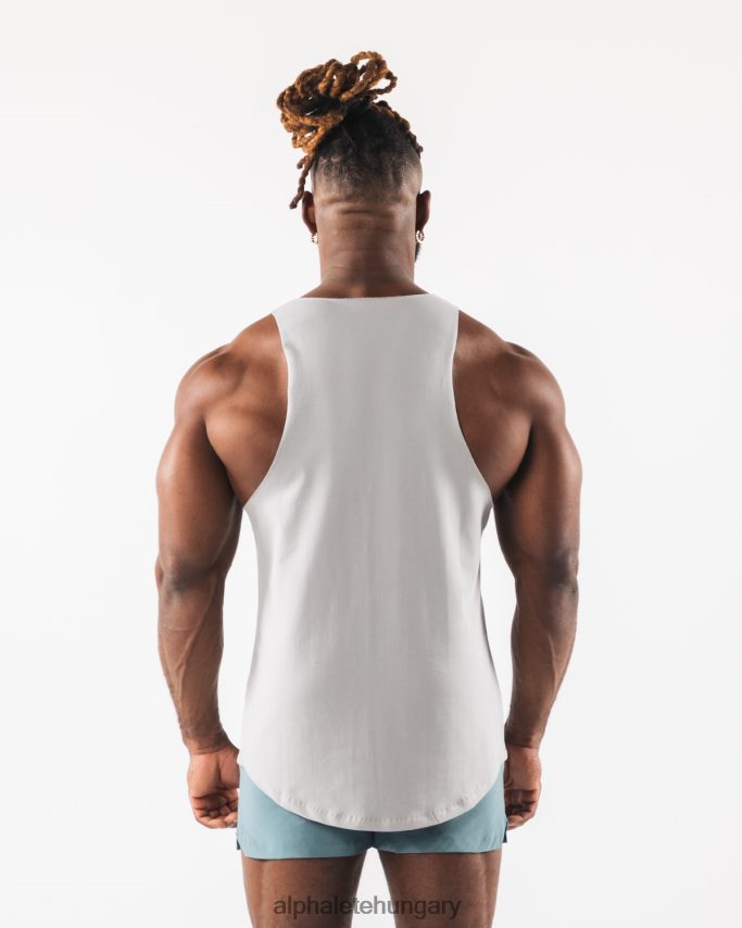 ruházat Alphalete paisley print nyers vágott tartály sportos szürke férfiak 86B628581