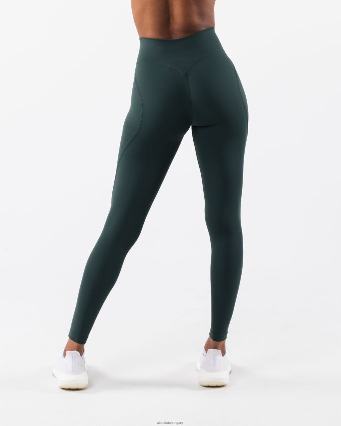ruházat Alphalete aura legging cipruszöld nők 86B628378