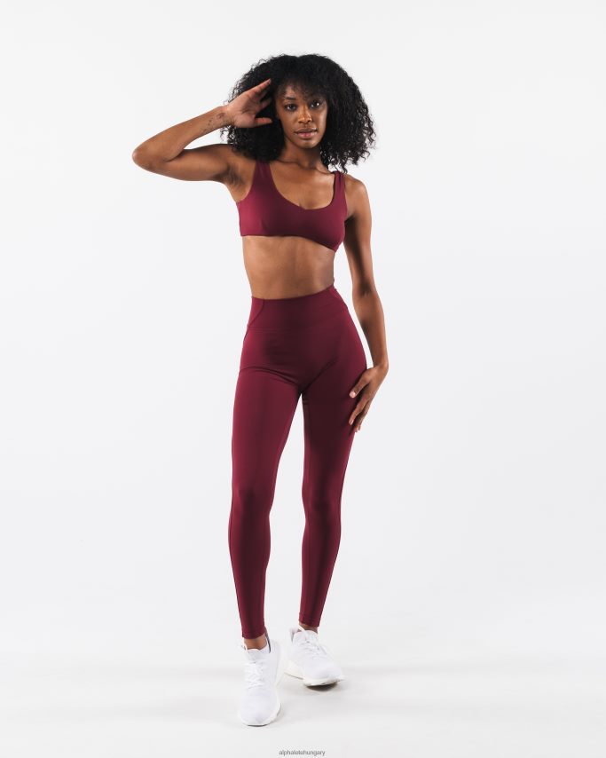 ruházat Alphalete aura legging daru vörös nők 86B628375