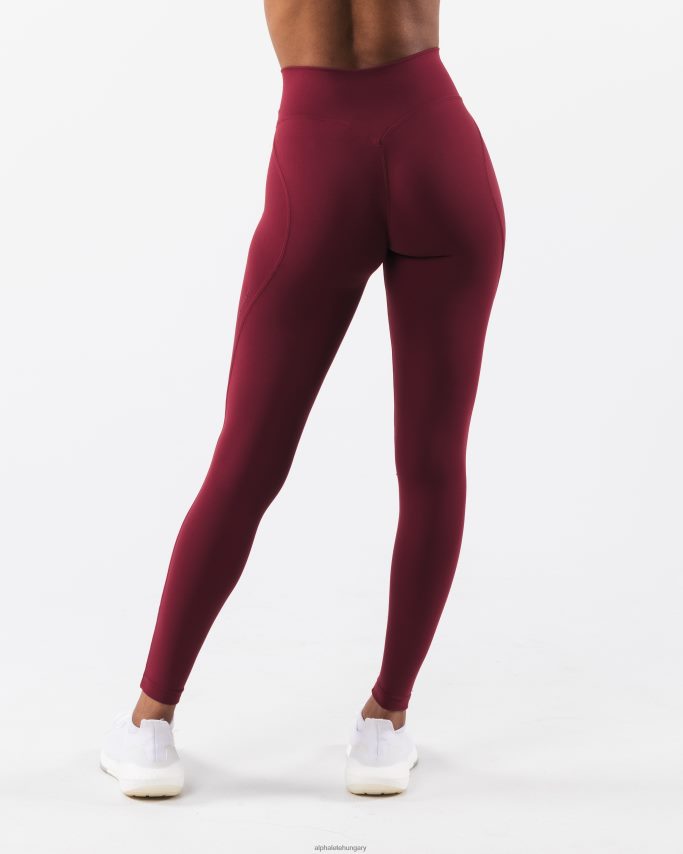 ruházat Alphalete aura legging daru vörös nők 86B628375
