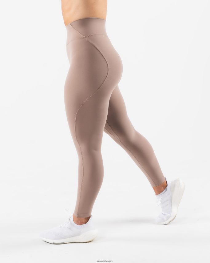 ruházat Alphalete aura legging homokbarna nők 86B628395