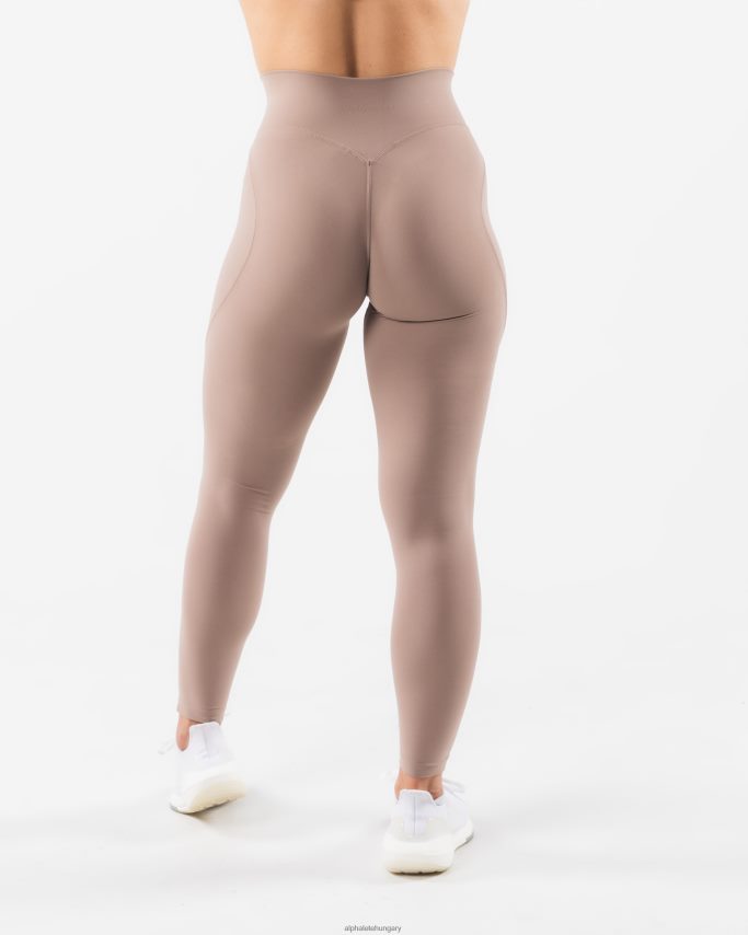 ruházat Alphalete aura legging homokbarna nők 86B628395