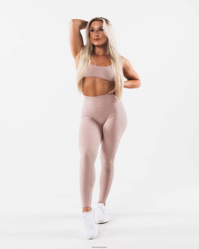 ruházat Alphalete aura legging porcelán barna nők 86B628393