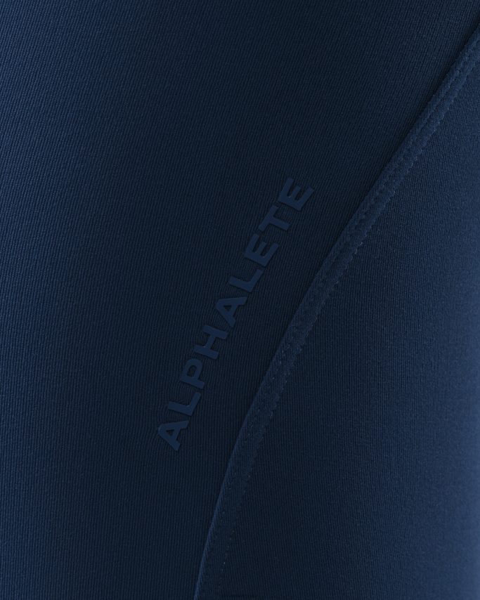 ruházat Alphalete aura legging tinta kék nők 86B628384