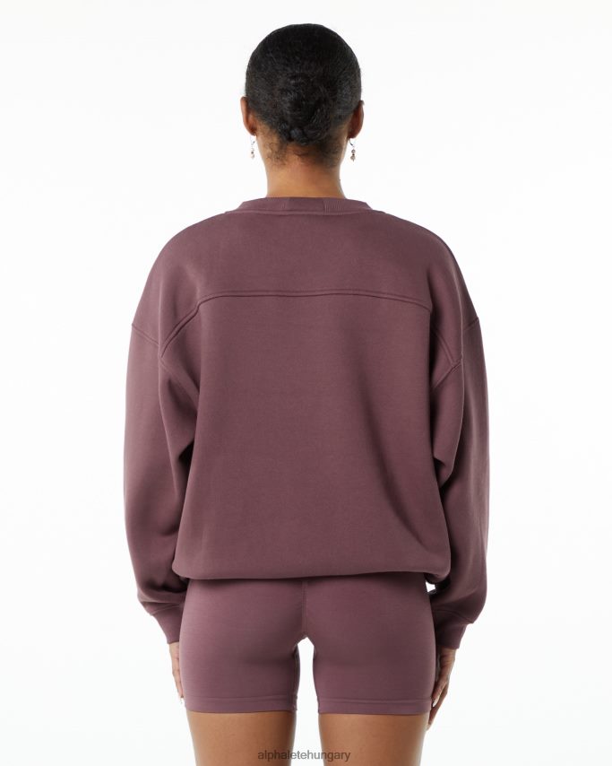 ruházat Alphalete klasszikus legénység őszi vörös nők 86B628260